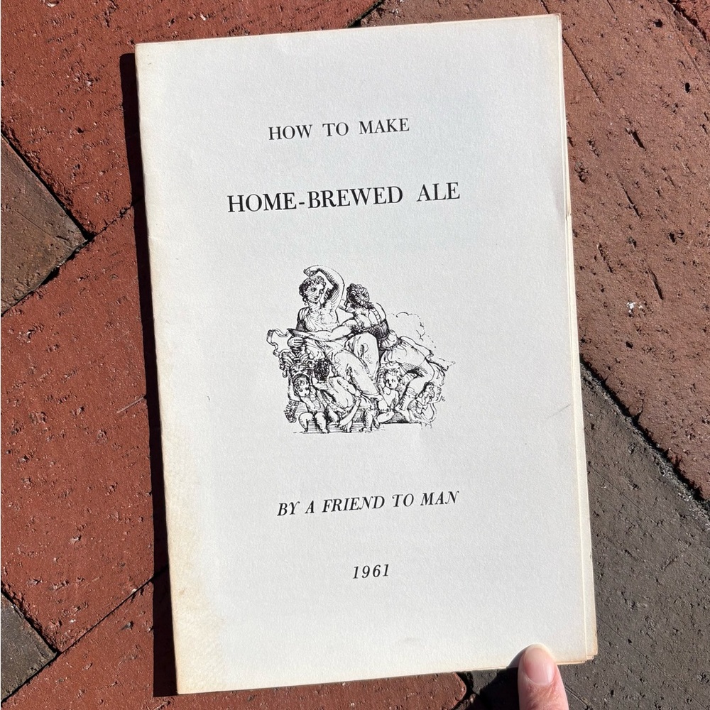 1961 How to Make Home-Brewed Ale by A Friend to Man Brewing Beer Brewery